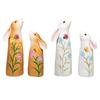 Easter Rabbit Statue Nordic Style Resin Figurine for Home Garden Patio Miniature Shelf Decoration Artwork