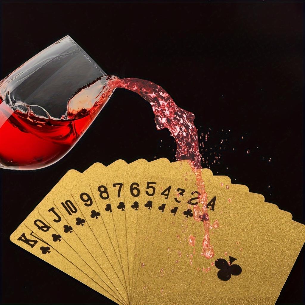 Golden Playing Cards Set - Ideal for Poker, Pranks, and Party Gifts | Perfect Gift for Christmas, Halloween, Easter,Thanksgiving
