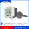 High Precision RS485 Duct Temperature & Humidity Sensor with Display for Industrial Air Conditioning