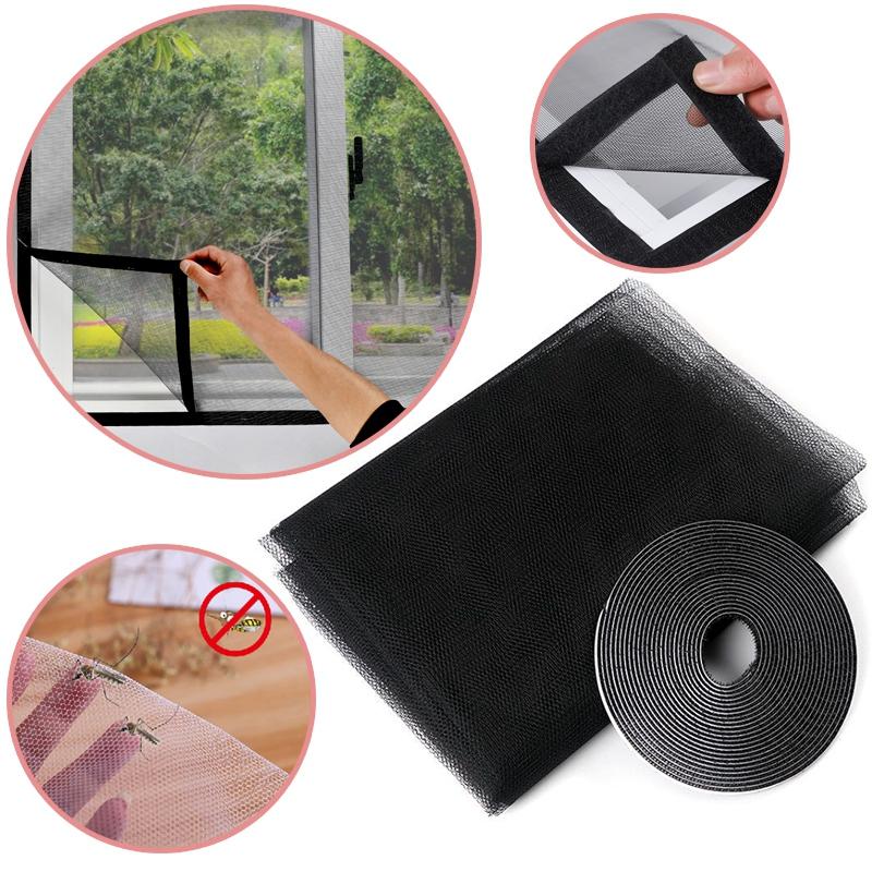 Anti-Mosquito Window Screen Mosquito Curtains Gauze Anti-Insect Mesh Nets Summer Insect Proof Net DIY Window Screen Tulle Mesh