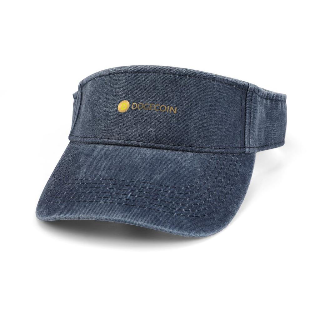 Criptovaluta Dogecoin Cappello da Cowboy unisex da Donna Sport Tennis Golf Cappelli con Visiera Parasole Top Aperto Cappello Personalizzato