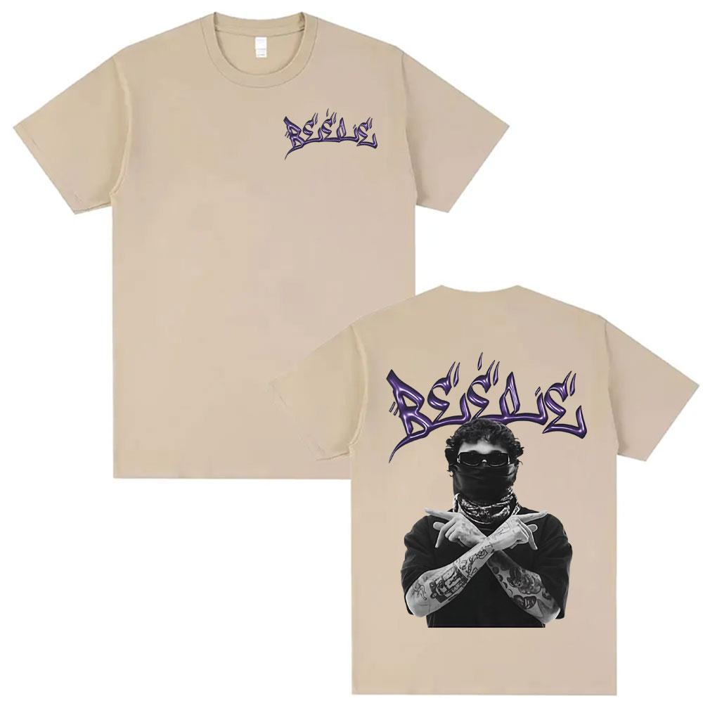 

Rapper Beele Borondo Album 2025 Print T Shirts Men s Clothing Hip Hop Vintage Classic T Shirt Male Casual Oversized Summer Tops 4XL
