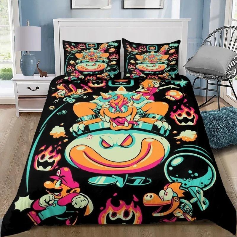 B-Boo Ghost Duvet Cover Pillowcase 3D Print King B-Boo Bedding Set Bedroom Bed Twin Full Queen Size for Kids Children Room gift