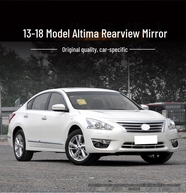 Nissan Altima 13-18 Heated Rearview Mirror Shell with Turn Signal