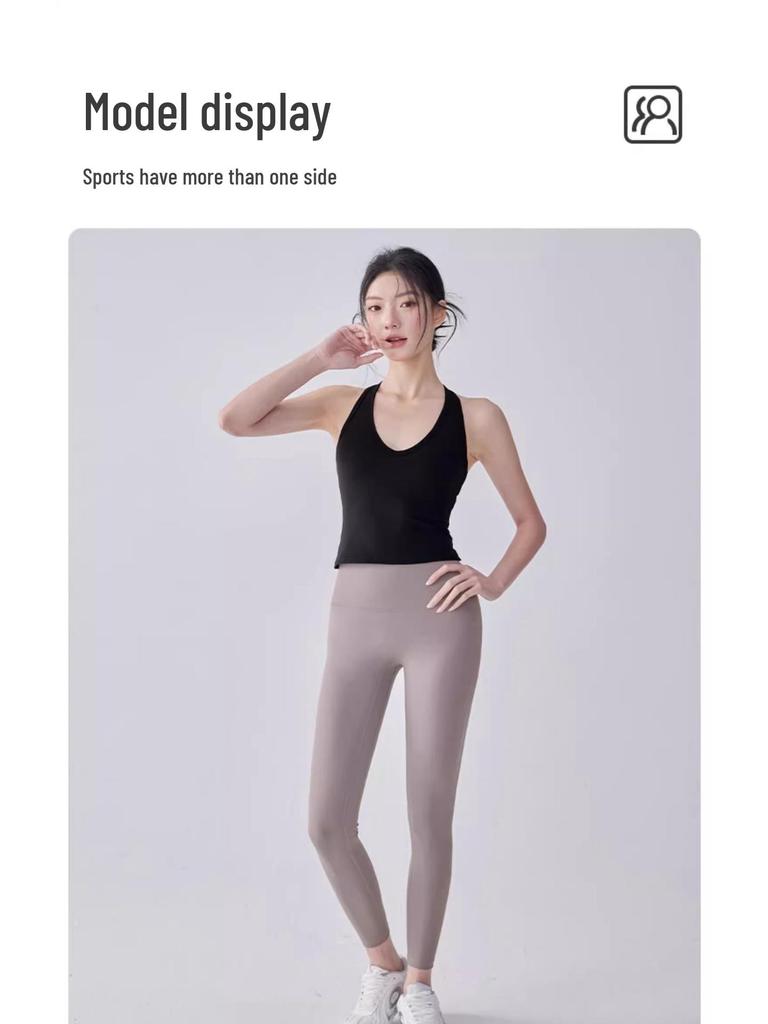 Cross-border Sexy Yoga Vest-Style Fitness Bra: Professional Pilates Summer Sportswear