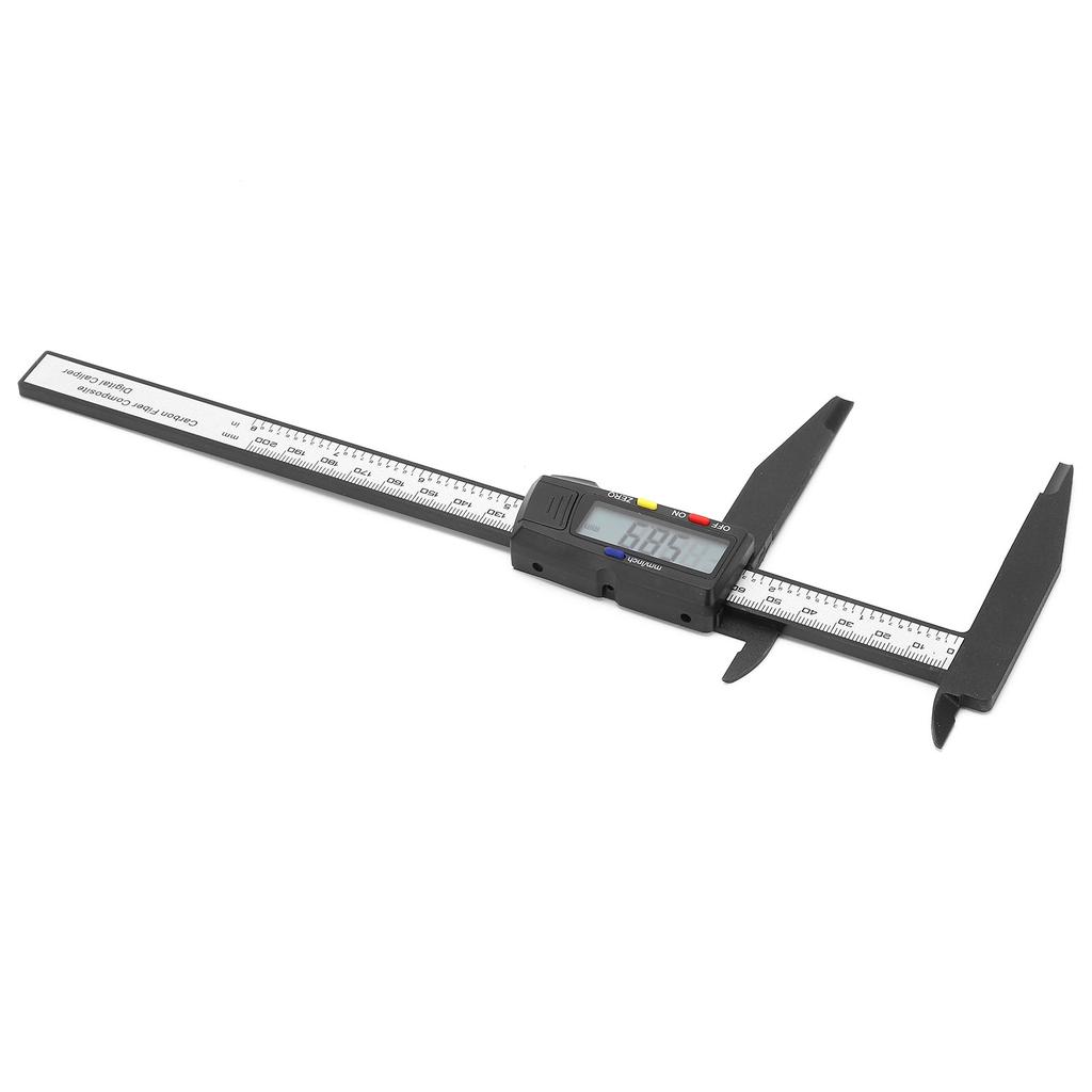 200mm Carbon Electric Digital Caliper Ruler with Large LCD Screen Metric Inch Conversion