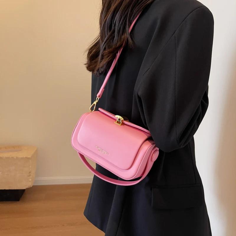 2026 Mini Square Crossbody Bag for Women Box Shape Pure Color Shoulder Bag Luxury Designer Purse Simple Fashi Handbags