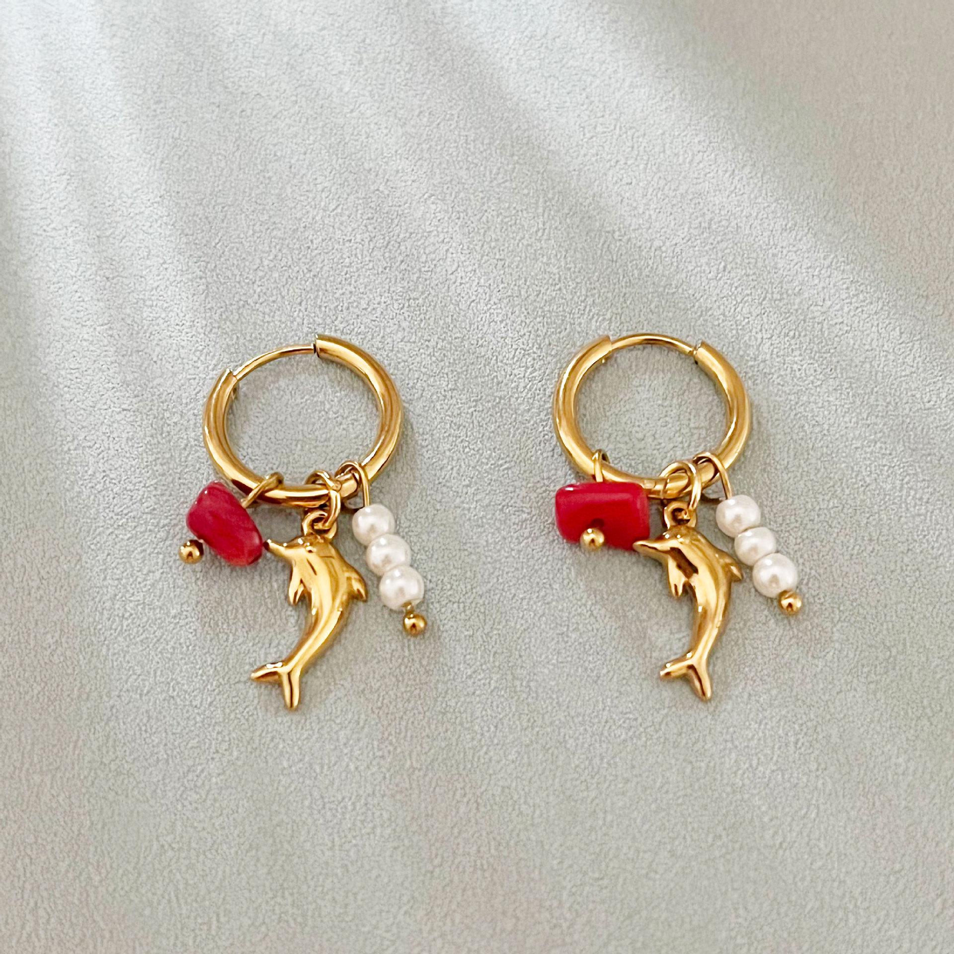 Элегантные стальные ушные манжеты серии «Океан» для женщин – Простые, Изысканные, Невыцветающие титановые стальные украшения