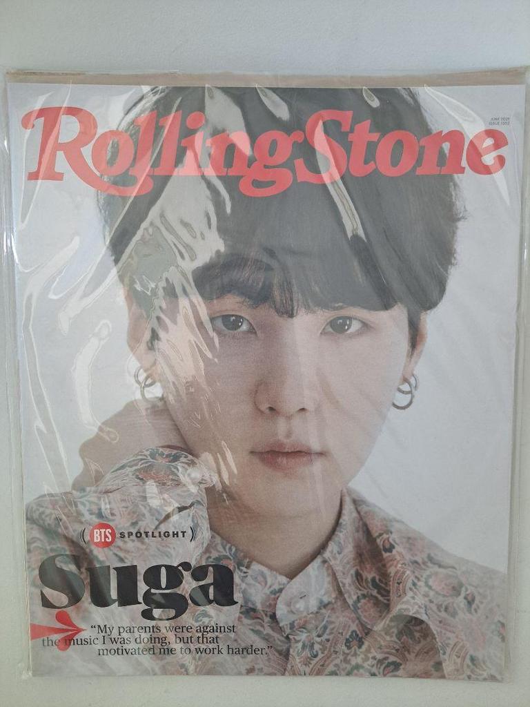 [USED] BTS Magazine Rolling Stone Suga Japan Korea USA