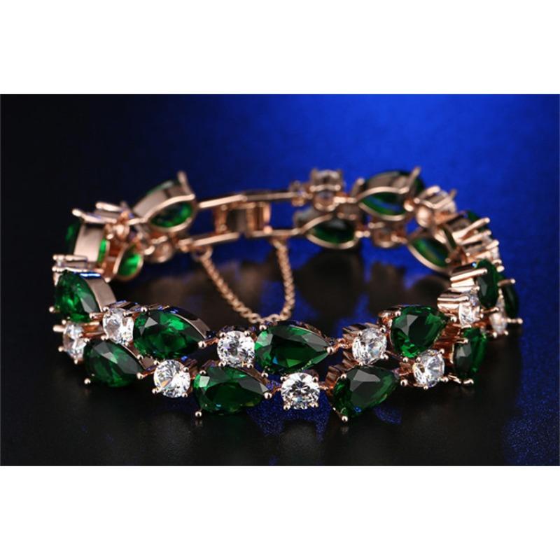 Meier European and American Style Bracelet Fashion Crystal Mona Lisa Colorful Aaa Cubic Zirconia Bracelet