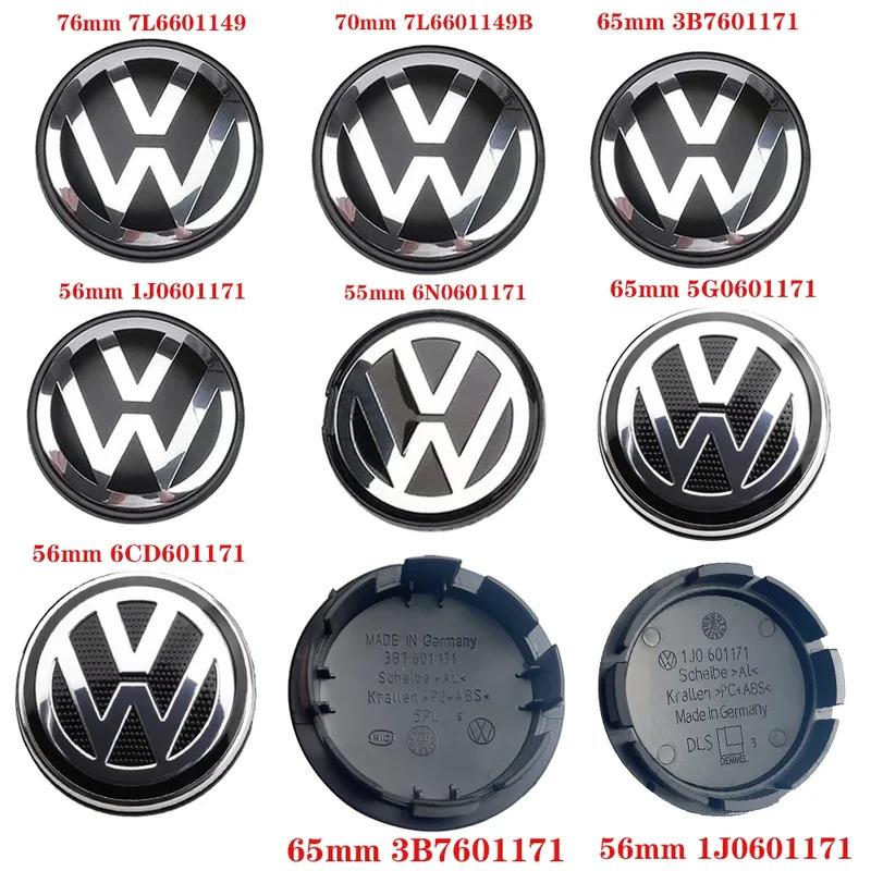LVAXC1 4pcs 55mm 65mm car styling wheel center wheel hub cap modification accessories suitable for VW Volkswagen Jetta MK5 Golf Passat