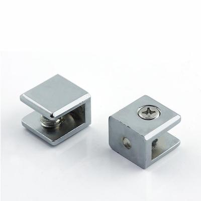 Zinc Alloy Glass Clamp Bracket - Square Glass Clip Accessory