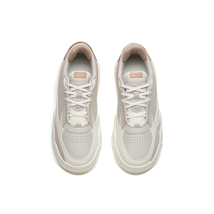 New Anta Life Collection Low-Top Skateboard Shoes Women's Gray 122148092R-3