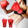 Professionelle PU-Leder Boxhandschuhe Atmungsaktiv Sparring Sandsack Fäustlinge Trainingsausrüstung