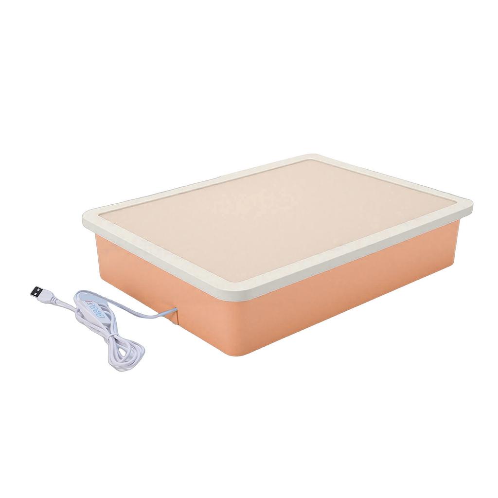 USB Sand Painting Light Box 3 Colors 10 Brightness Levels Portable LED Sensory Light Table for Kids Adults Classroom Meditation