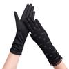 Cotton Touch Screen Mid-length Mittens Sunscreen Gloves Riding Driving Gloves Women Gloves