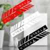 2Pcs Car Stripe Stickers Rearview Mirror Reflective Vinyl Decals Decoration For Tesla Model 3 Model X S 2016-2020 Decals TM3 TMX TMS Decal
