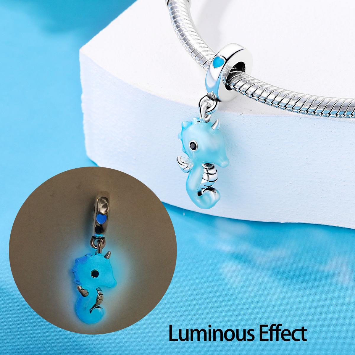 

Светящийся браслет Ocean Glow Zhuhai Snail Octopus Dolphin DIY из меди и серебра 925 пробы