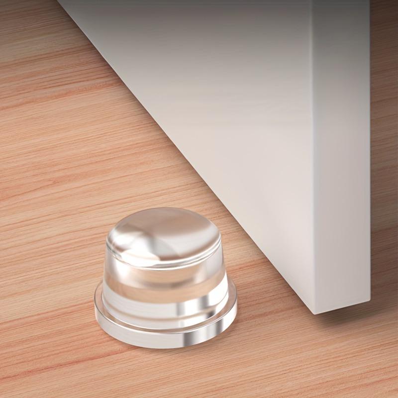 3/5 Stück Bohrfreie Transparente Türstopper - Stark Klebend, Abziehen und Aufkleben, Hochelastisches Silikon für Geräuschloses Antikollisionsverhalten