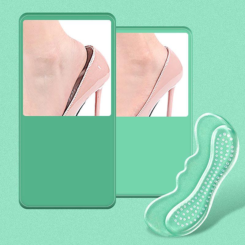 Силиконовые накладки на пятки для женской обуви Наклейка на заднюю часть шпильки Высокие — фото 4