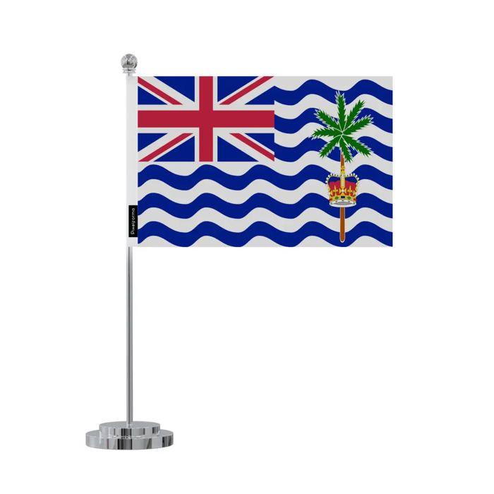 Drapeau bureau Territoire britannique de l'océan Indien en 14 x 21 cm