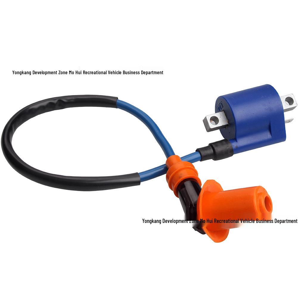High-Voltage Ignition Coil for Off-road Motorcycle, ATV, Dune Buggy, Scooter GY6, CG125 150-250cc - Orange