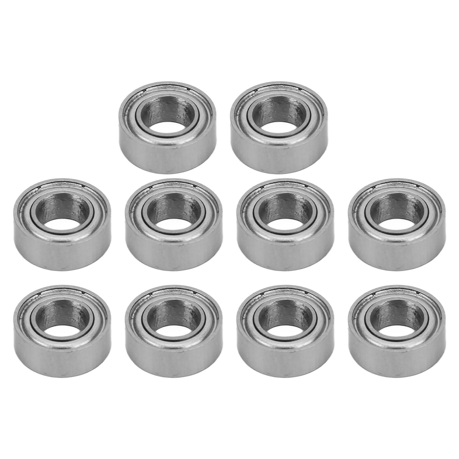 

10PCS RC Ball Bearings Steel RC Ball Bearing Kit Wear Resistant RC Upgrade Accessories For 110 18