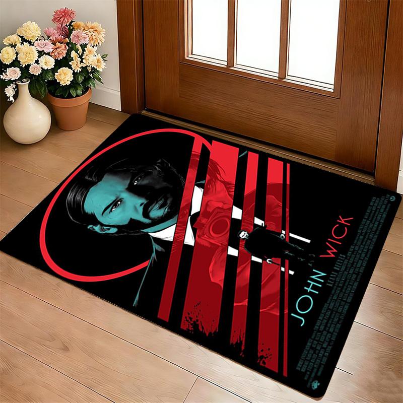 John Wick Living Room Nonslip Area Rug Soft Carpet For Bedroom Game Playroom Sofa Office Home Decor Doormat Christmas Gift C93014