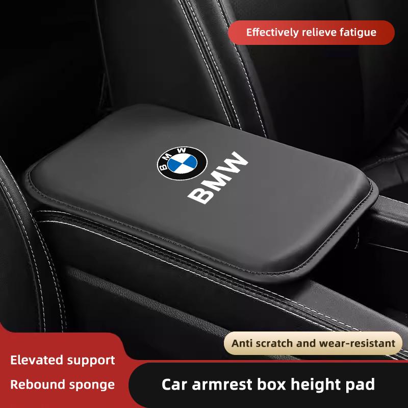 BBKP7 PU Leather Car Armrest Cushioned Pad Interior Protector For BMW X1 X2 X3 X5 X4 X6 X7 G30 G20 G32 G11 G12 F40 F30 F20 F10 F34 F07