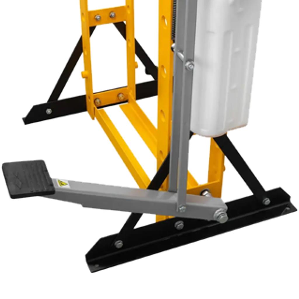 JCB 20T Hydraulic Workshop Floor Press with Foot Pedal + Pressure Gauge