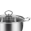 Suppentopf Milchtopf Multifunktionaler Topf 18cm 22cm Edelstahl Kochtopf für Küchenarbeitsplatte Soße Nudeln Kochen Milch