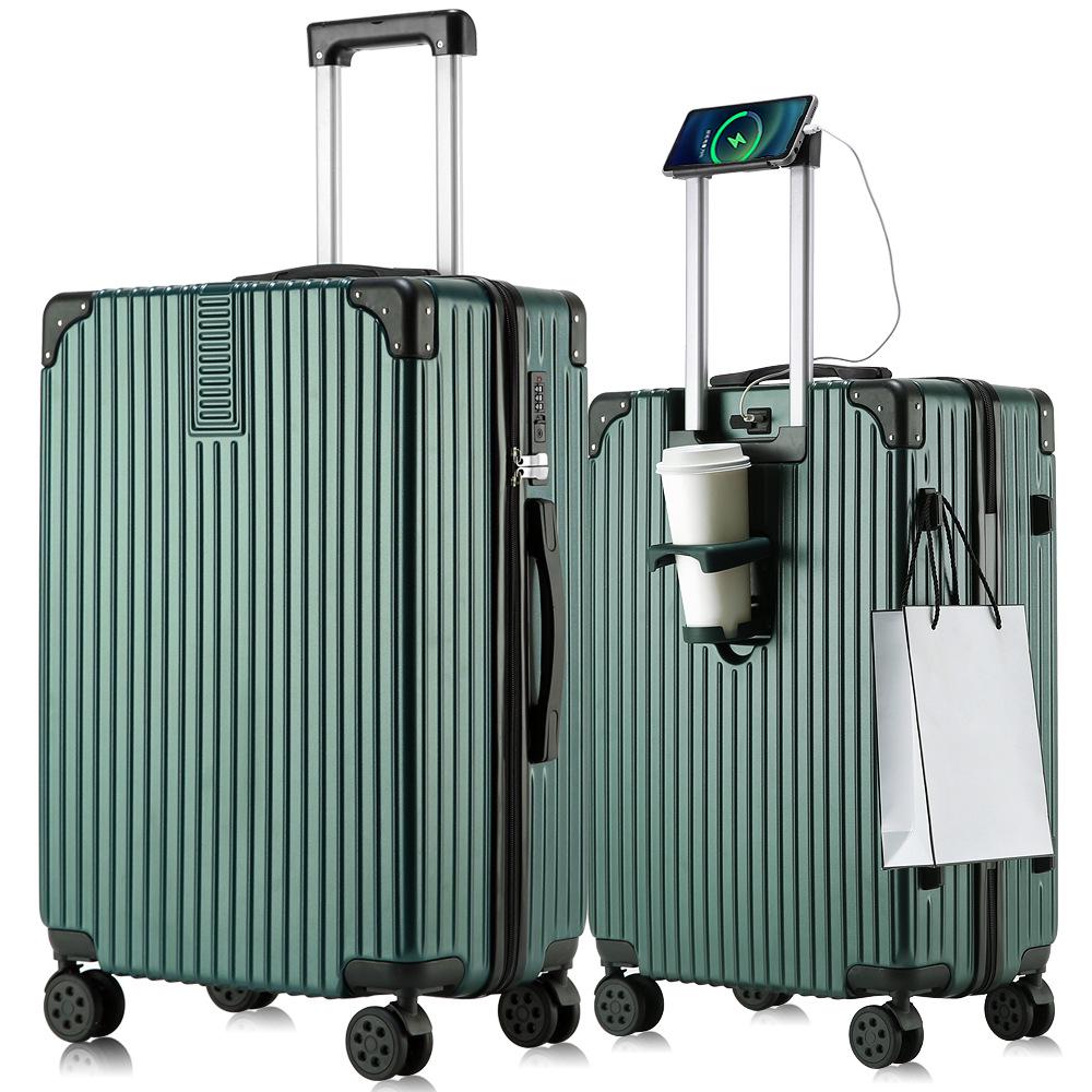 Fashionable 20-Inch Multifunctional Cabin Trolley Case for Men and Women - Parent-Child Travel Suitcase