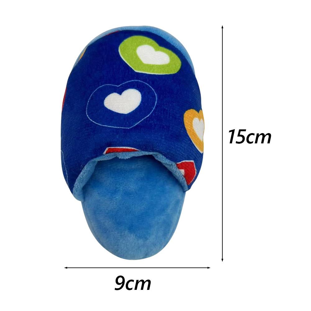 Plush Pipe Slippers Pet Stuffed Toys for Small Dogs Squeaky Puppy Dog Chew Toy Chihuahua Pug Clean Teeth Honden Speelgoed Pipe