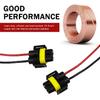 2PCS 9005 HB3 9006 HB4 9012 Bulb Socket, Waterproof Wiring Harness Headlight Socket, H8 H9 H10 H11 Headlight Connector Female Adapter Wiring Harness