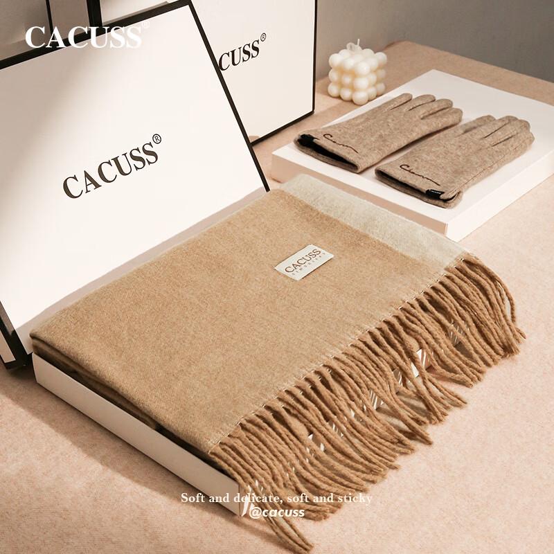 CACUSS Women's Winter Wool Blend Scarf & Shawl