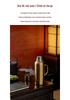 Mo Ji Luxury Titanium Teapot Watch Display Thermos - Portable & High-Grade.