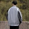 Japanese Men's Y2k Tracksuit Grey Blazer Bomber Varsity Jacket Coat Streetwear Pilot For Men Korean Clothes Style 2023 Techwear