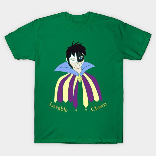 

New Fashion Men T Shirt Lovable Clown Print Short Sleeve Tops Tees Casual