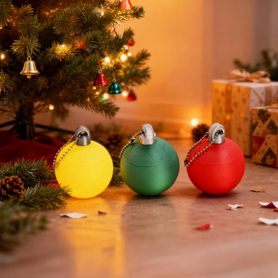 Yousheng Christmas Ball Ornament Shatterproof Reusable Holiday Xmas Tree Hanging Santa Claus Reindeer Snowman Ball Decoration Holiday Party Pendant