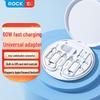 ROCK 60W 3-in-1 Portable Multi-functional Charging & Data Cable Hub