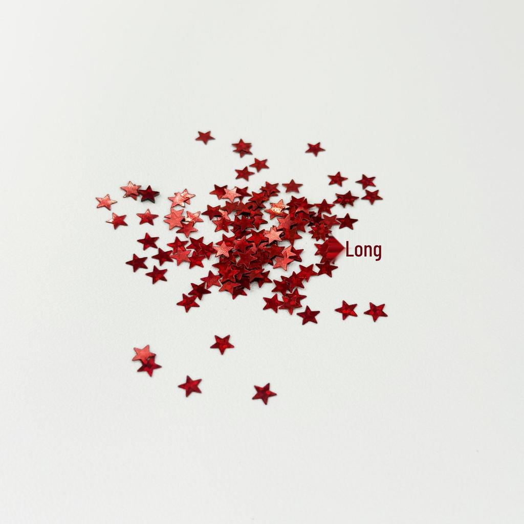 10-25MM Golden Star PET Sequins for DIY Jewelry & Clothing Accessories