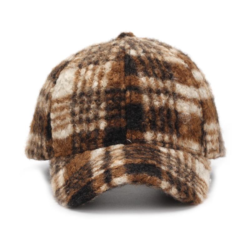 Print Baseball Hats Sunshade Retro Warm Autumn and Winter Unisex Peaked Caps Versatile Hardtop Fashion Casual