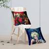 BLUE LOCK Exquisite Pillow Covers Cartoon Sofa Decorative Home Double-sided Printing Short Plush Cute Cushion Cover