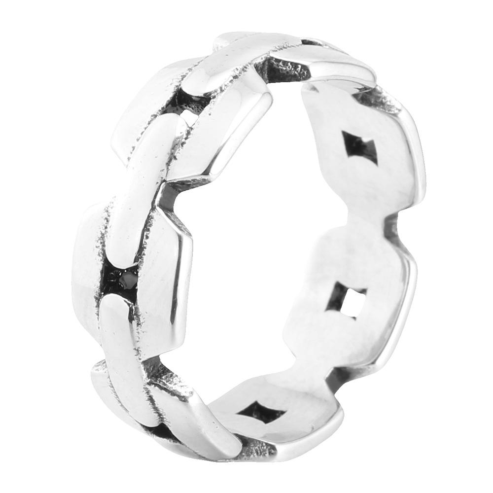 

European and American simple stainless steel rings, exquisite elegance and fashion, titanium steel versatile rings, accessories, daily jewelry gifts no. 13