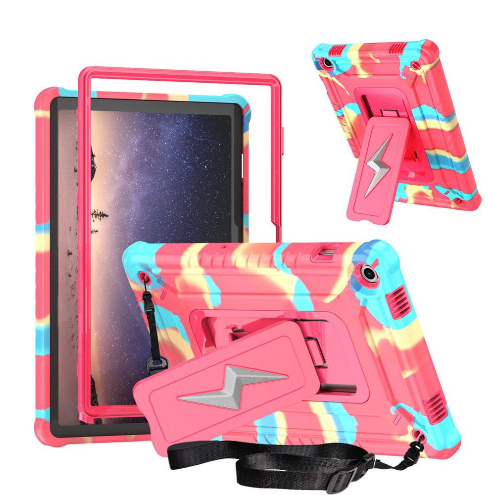 Armor Kickstand Case For Samsung Galaxy Tab A9 Plus 11 inch SM-X210N/X216B 2025 Heavy Duty Rugged Tablet Cover With Strap