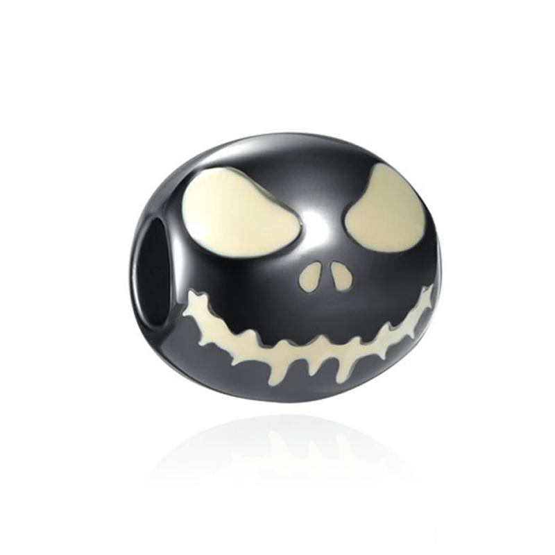 New Halloween S925 Silver Multi Character Thrilling Carnival Charm Bead Fit for Original Bracelet DIY Boutique Jewelry