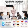 AI Language Translator Earbuds, OWS Real-Time 3-in-1 Translation Earphones 144 Languages & Accents Translation Headphone for Travel Business Learning