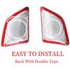 Car Front Speaker Tweeter Cover Trim Sticker Compatible with Mercedes Benz GLE GLS Class W167 V167 X167 2020-2024
