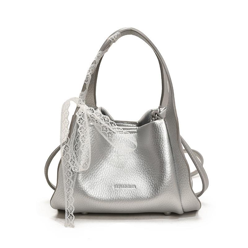 Niche design bag women's new summer versatile shoulder messenger bag bucket bag
