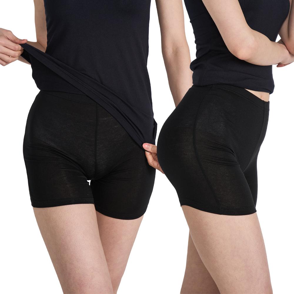 AONE [2Pack] Women'S Tencel Soft Three-Part Shorts